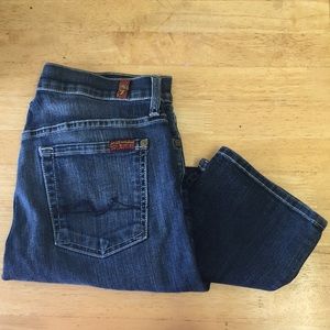 Women's 7 For All Mankind "Crop Josephina" Skinny